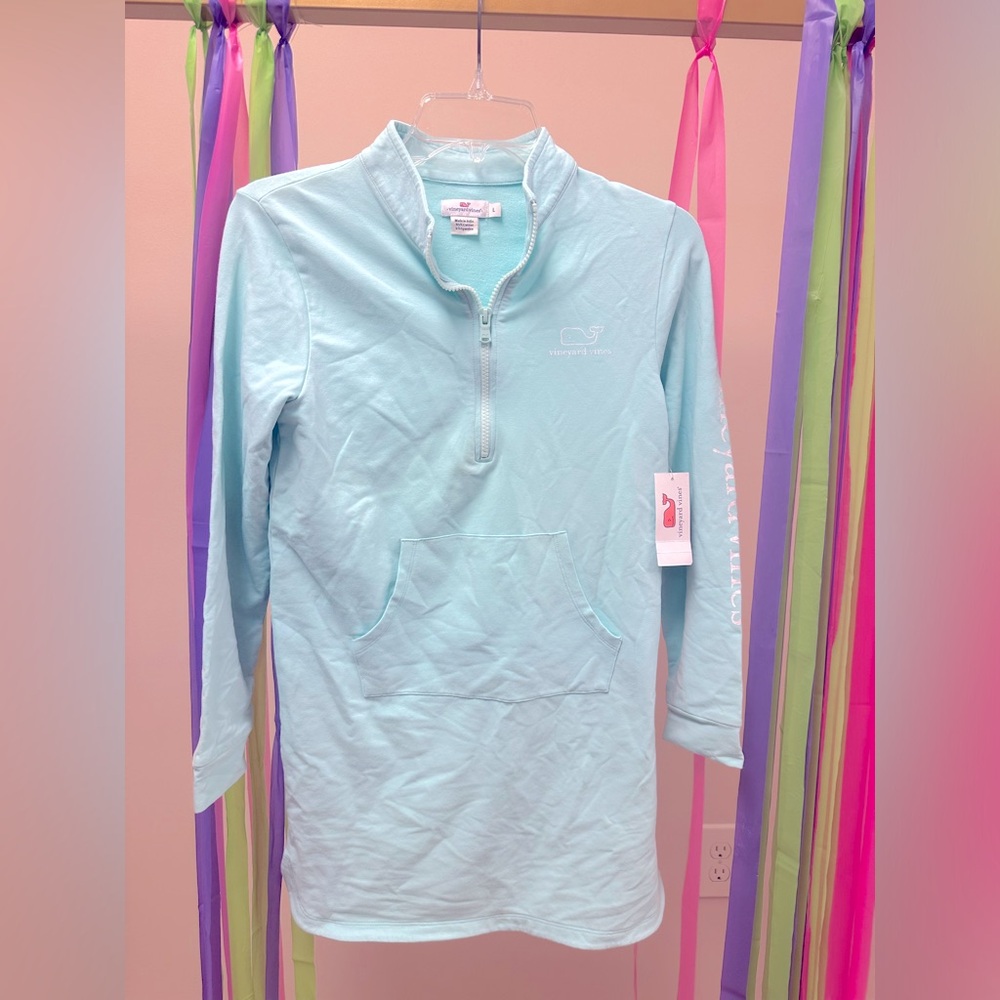 Vineyard Vines Girls Zip Coverup Dress